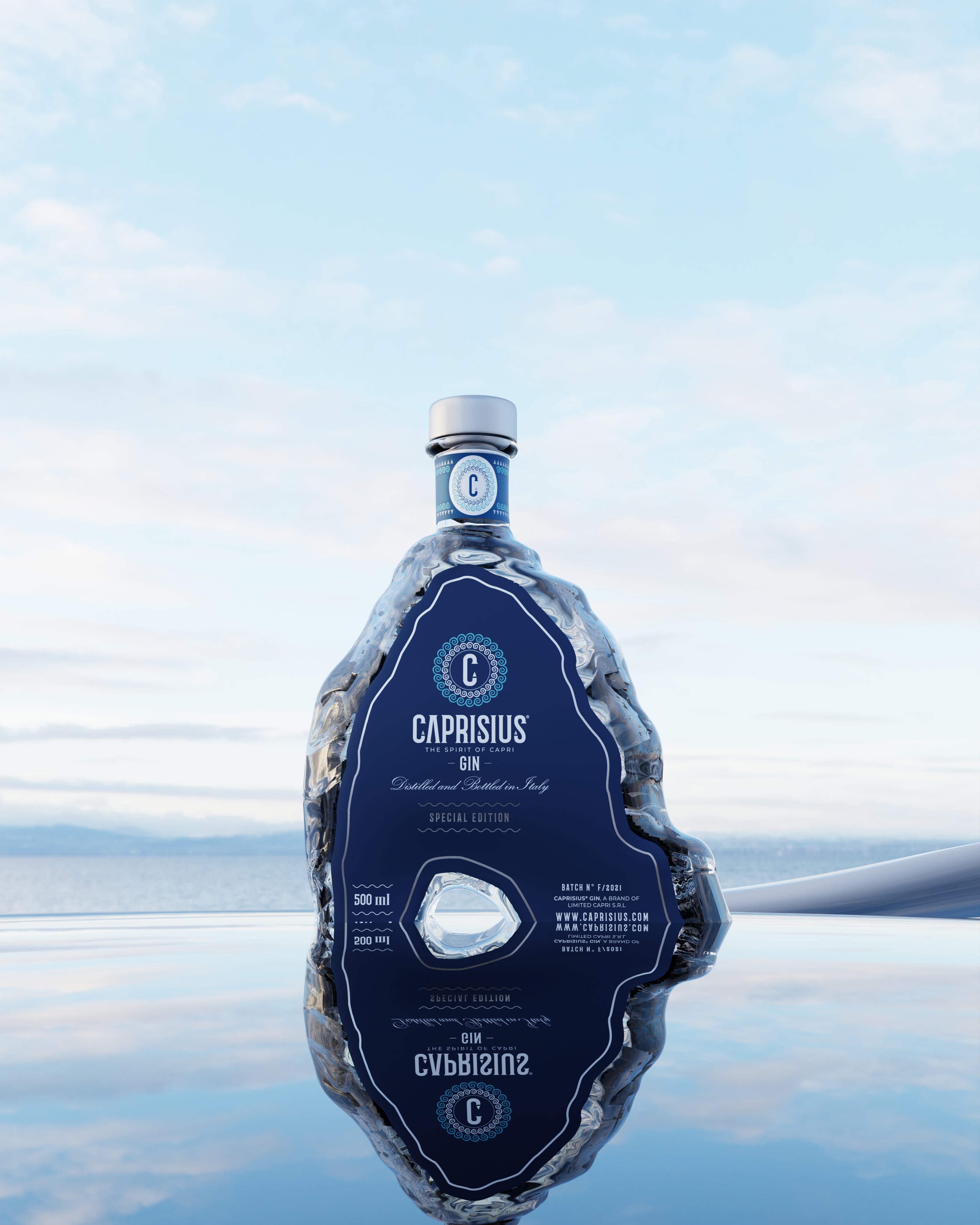 Caprisius Special Edition,Caprisius gin,gin artigianale italiano,gin ispirato a Capri,botaniche mediterranee,gin campano,gin ispirato ai Faraglioni di Capri, gin italiano,faraglioni gin,isola gin,capri gin